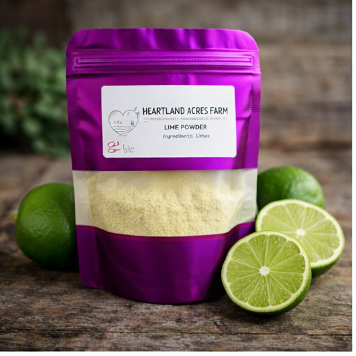 Freeze-Dried Organic Lime Powder