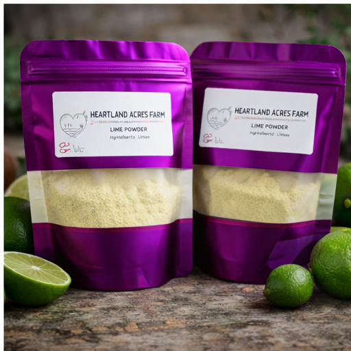 Freeze-Dried Organic Lime Powder