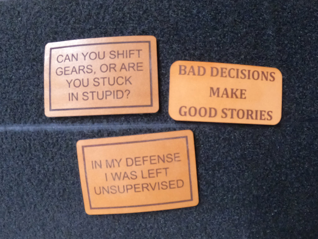 Leather patch - Custom