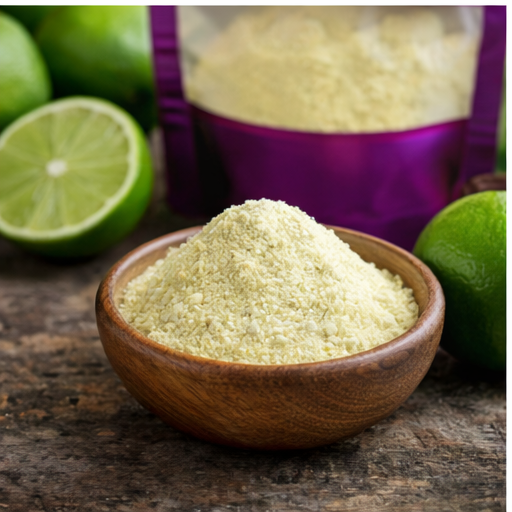 Freeze-Dried Organic Lime Powder