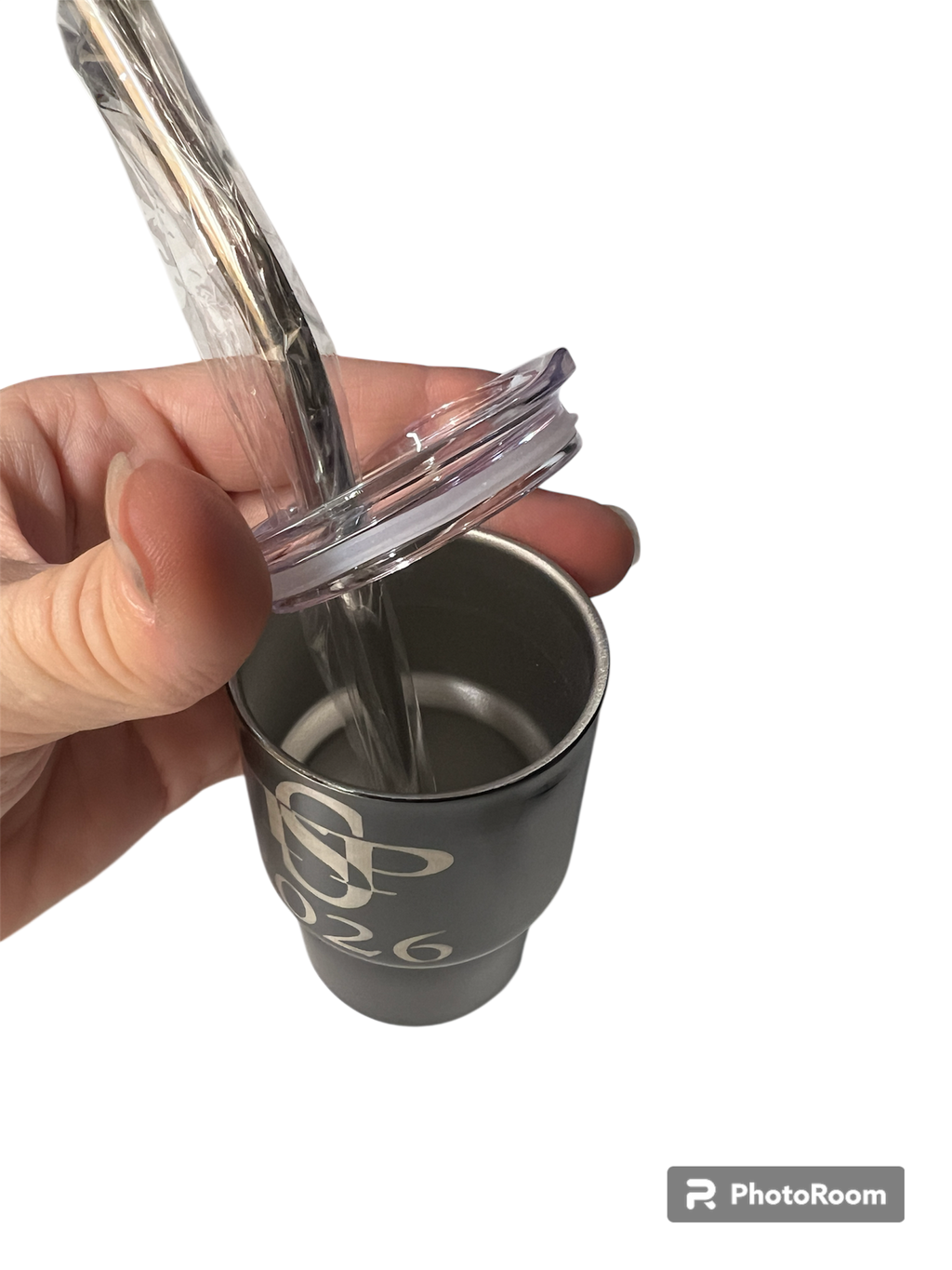 *TSP LOGO* Mini Tumbler Shot Glass – 3 oz Stainless Steel