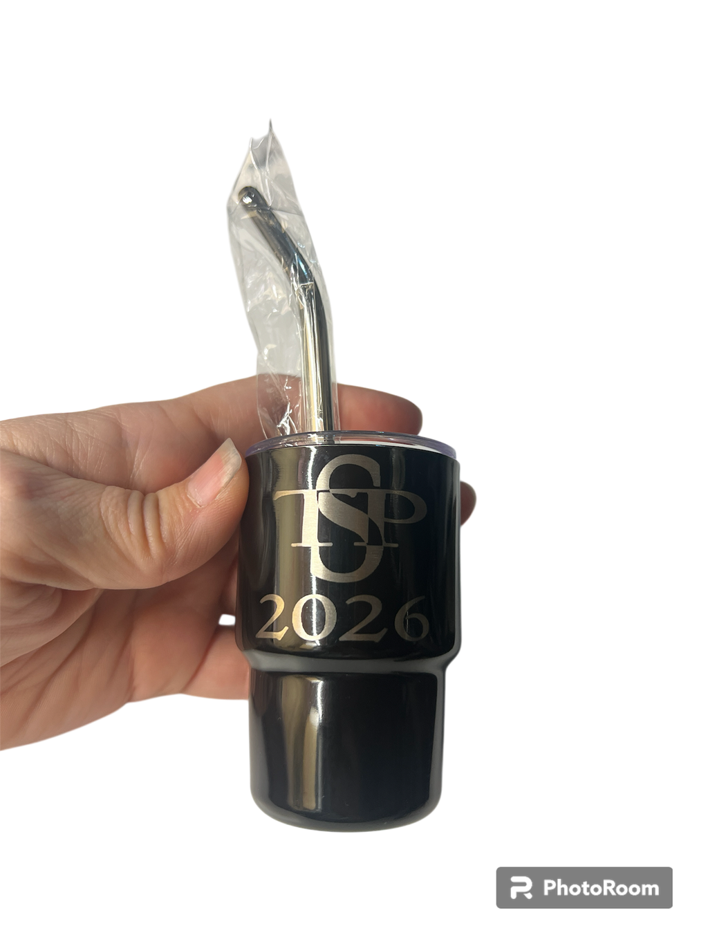 *TSP LOGO* Mini Tumbler Shot Glass – 3 oz Stainless Steel