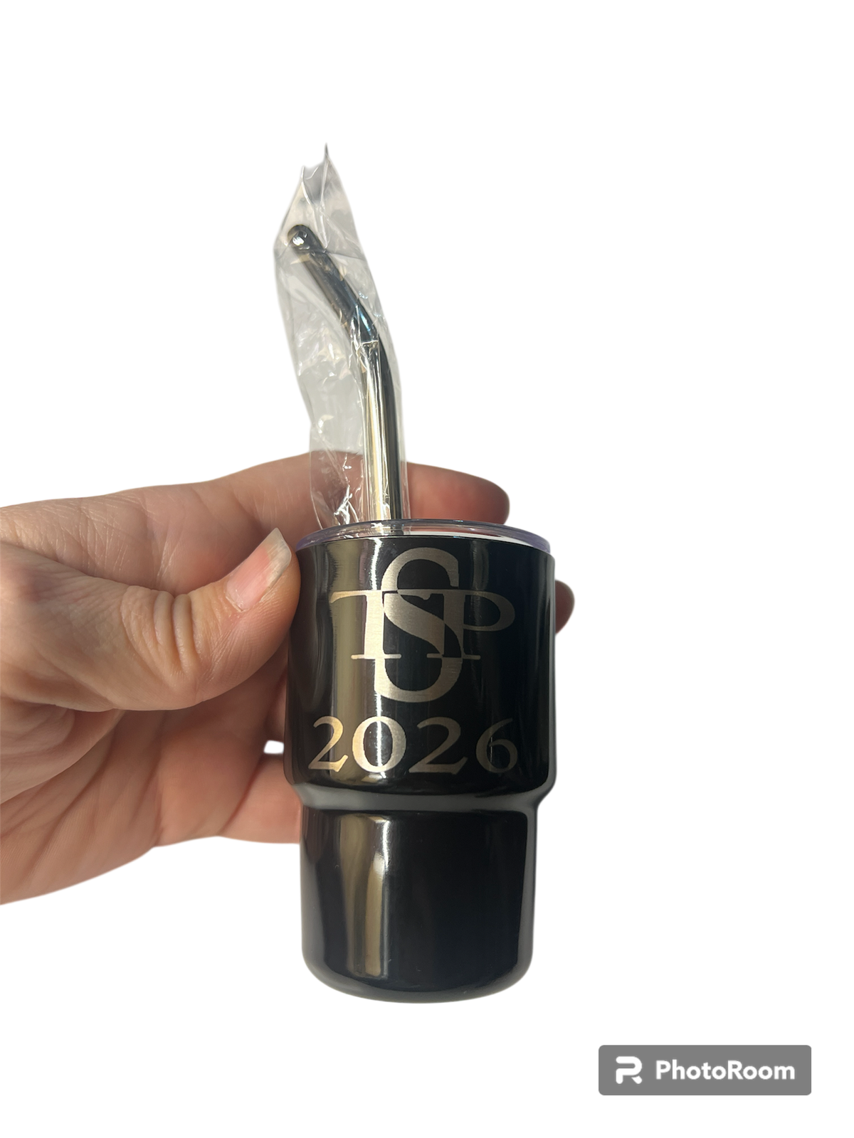 *TSP LOGO* Mini Tumbler Shot Glass – 3 oz Stainless Steel