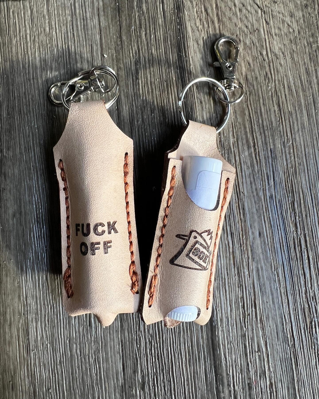 Lip Balm holder - Leather