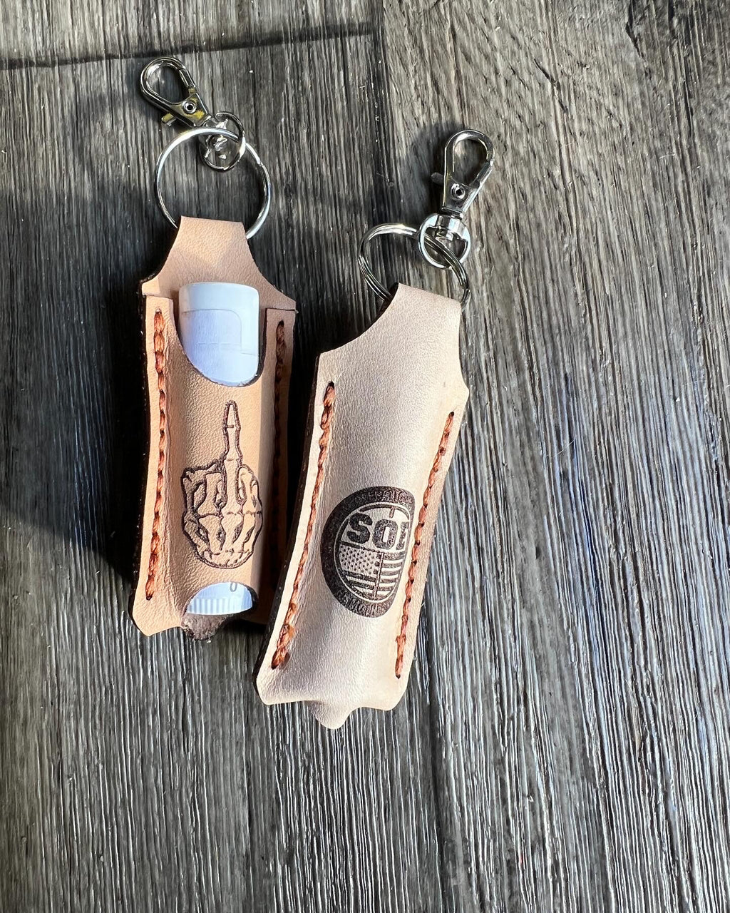 Lip Balm holder - Leather