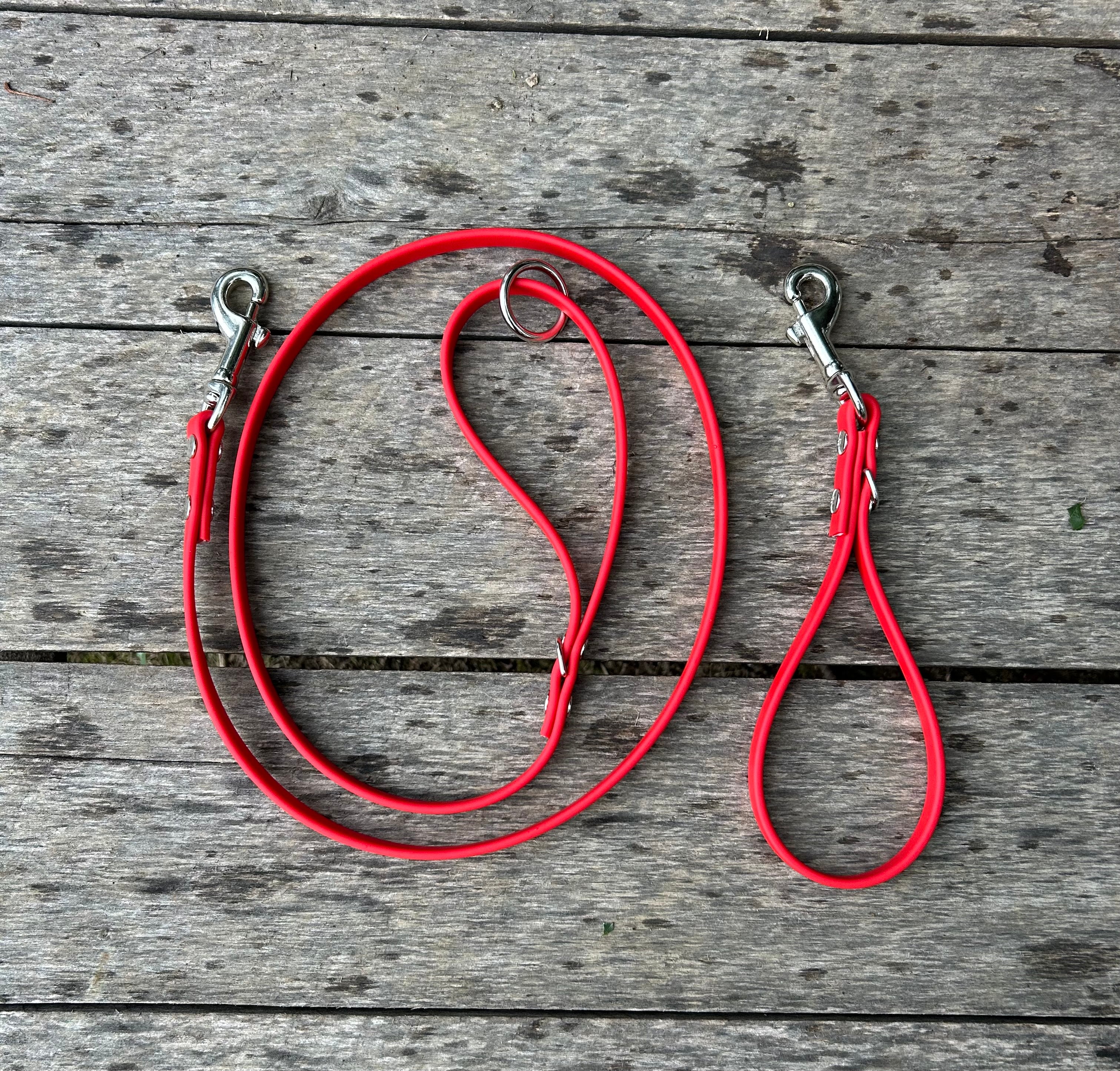 Heavy-duty Biothane dog traffic lead